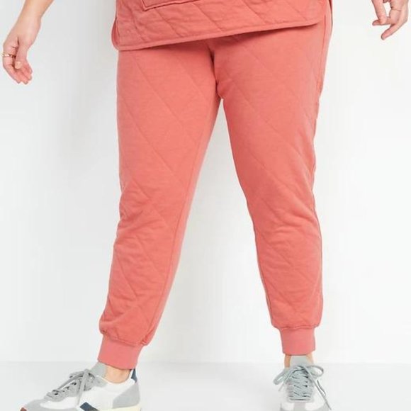 Old Navy Extra High-Waisted Quilted Jogger Sweatpants for Women New - Picture 4 of 6